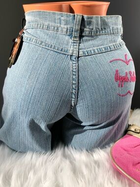 NEW Vintage Wide Leg Cropped Rapper Nelly Apple Bottom Jeans